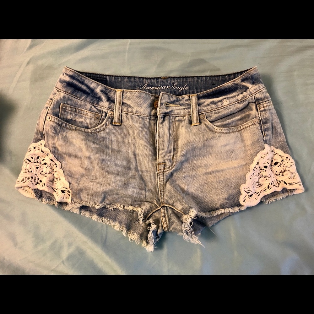 American eagle denim shorts size 4!